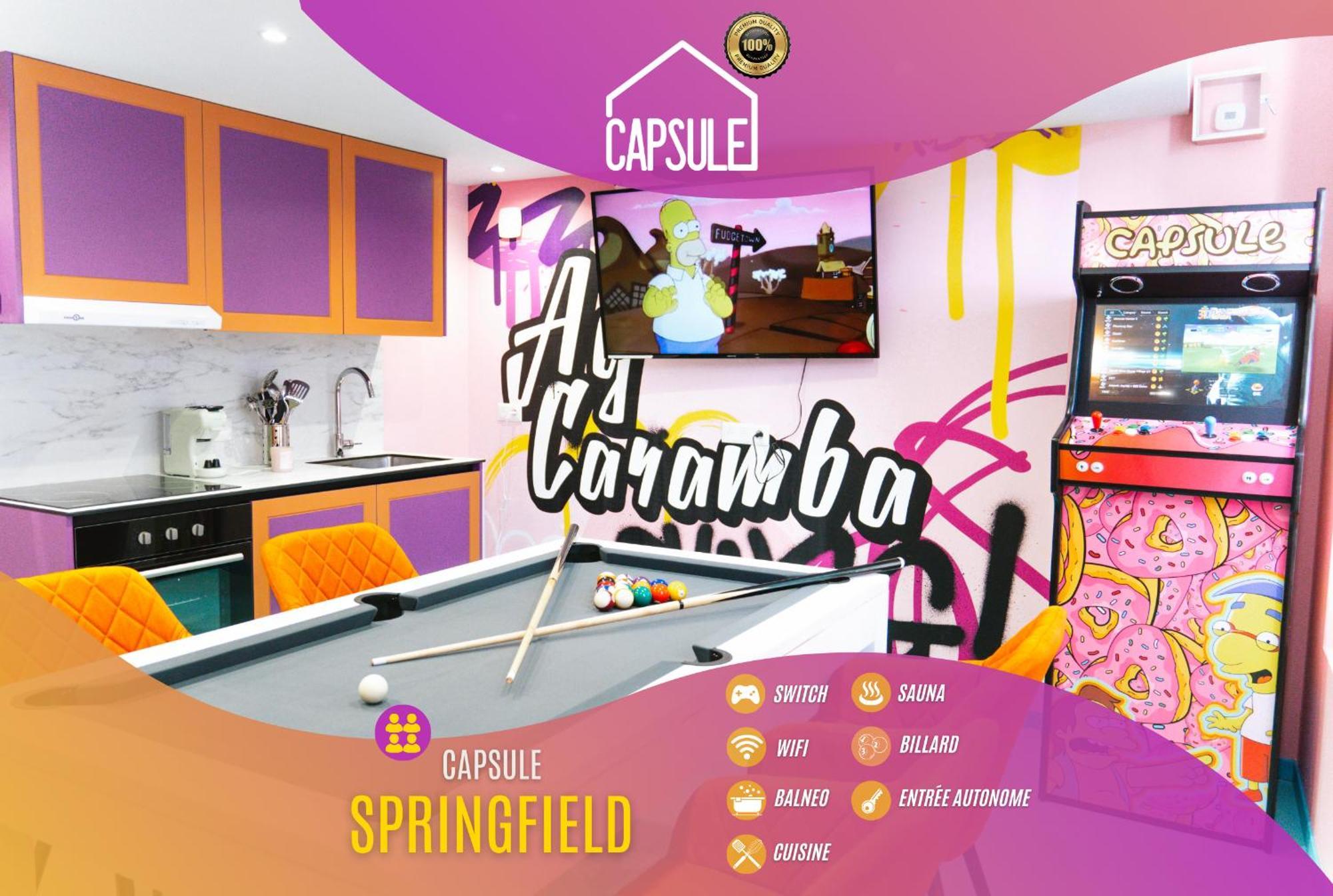 Capsule Springfield - Balneo -Sauna - Billard Douai Zewnętrze zdjęcie